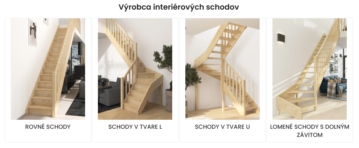 Výrobca interiérových schodov