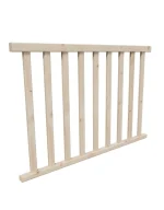 Drevené rovné zábradlie dĺžka 150 cm BMDK 150