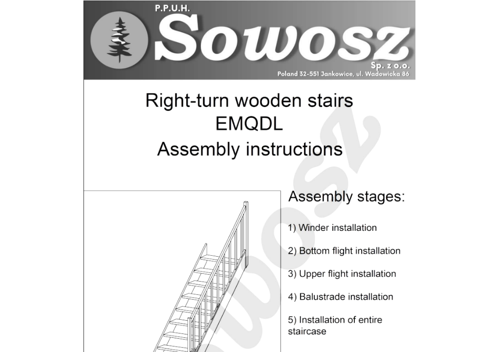 Assembly instructions essential for work