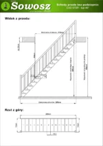 Straight wooden open-riser stairs EAD 070R - Image 4