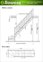 Wooden right-hand winder stairs with open risers EMQD 080R - Image 4