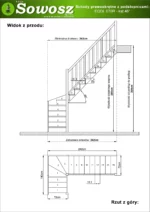 Wooden right-hand L-shaped winder stairs closed risers EQDL 070R - Image 4