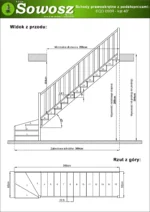 Wooden right-hand winder stairs closed risers EQD 090R - Image 4