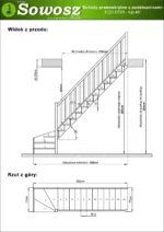 Wooden right-hand winder stairs closed risers EQD 075R - Image 4