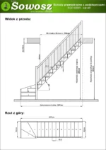 Wooden right-hand winder stairs closed risers EQD 080R - Image 4