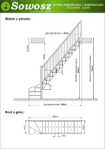 Drevené lomené schody pravotočivé plné EQD 065R - Image 4