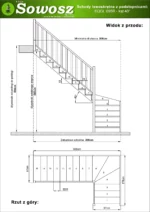 Wooden left-hand L-shaped winder stairs closed risers EQGL 095R - Image 4