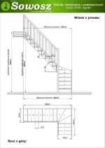 Wooden left-hand L-shaped winder stairs closed risers EQGL 070R - Image 4