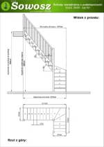 Wooden left-hand L-shaped winder stairs closed risers EQGL 065R - Image 4