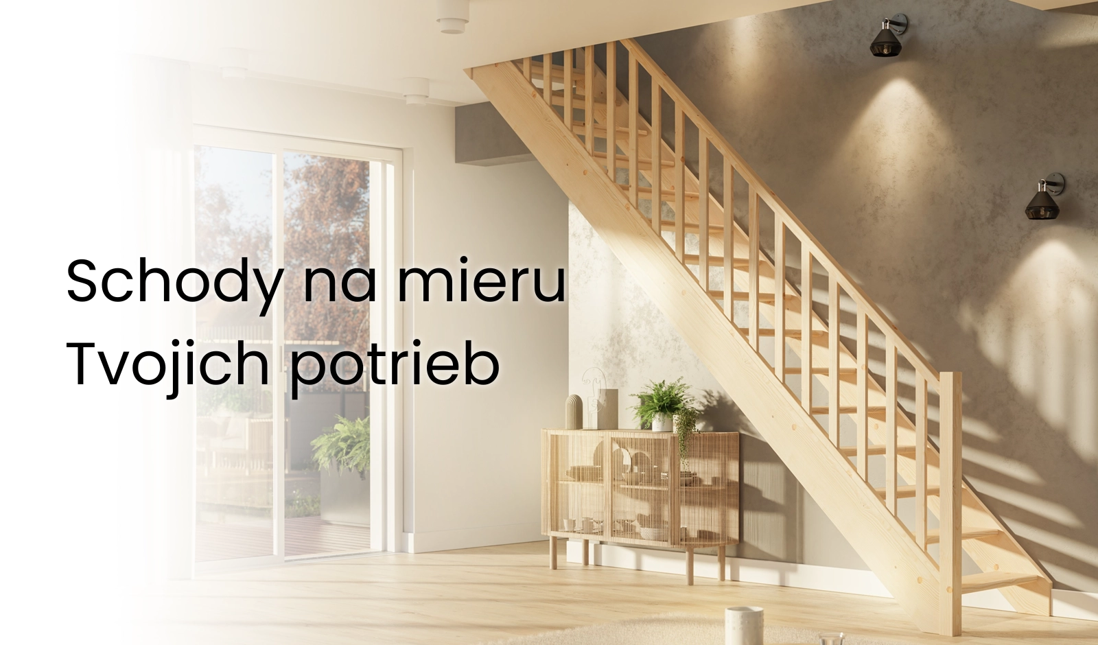 Schody na mieru pre interiér, drevené, moderné, s bezplatnou cenovou ponukou. Kvalita za výbornú cenu